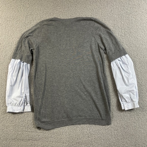 Trouve sweat Vest Size layered‎ long sleeve blouse top shirt large - Picture 6 of 7
